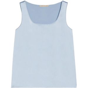 Pennyblack, Dames, Tops, Blauw, Maat: 2XS Zijde,