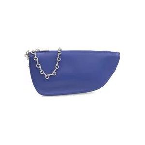 Burberry Micro Shield Sling tas , Blue , Dames , Maat: ONE Size