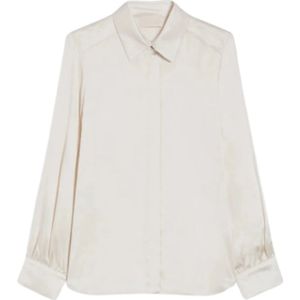 Iblues, Dames, Blouses & Shirts, Wit, Maat: XL Satijn,