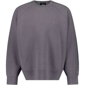 Y-3, Heren, Truien, Grijs, Maat: M Wol,