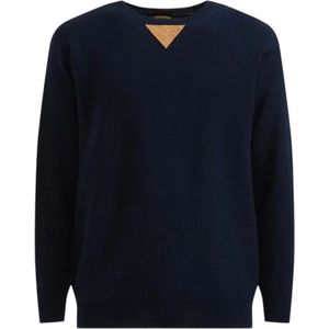 Alviero Martini 1a Classe, Heren, Truien, Blauw, Maat: S Wol,