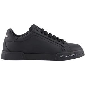 Dolce & Gabbana, Heren, Schoenen, Zwart, Maat: 40 1/2 EU Leer,