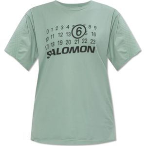 MM6 Maison Margiela, Dames, Tops, Groen, Maat: L Polyamide,