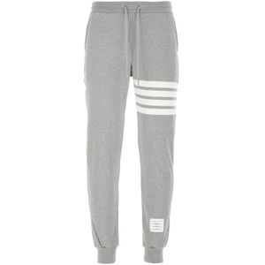 Thom Browne, Heren, Broeken, Grijs, Maat: L Katoen,