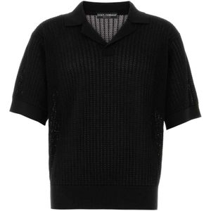 Dolce & Gabbana - Poloshirt - Zwart - Katoen