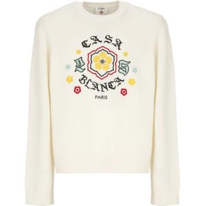 Casablanca, Heren, Truien, Beige, Maat: M Wol,