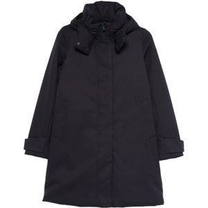 Save The Duck, Dames, Mantels, Blauw, Maat: S Leer,