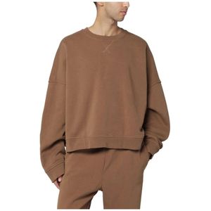 Entire Studios, Heren, Sweatshirts & Hoodies, Bruin, Maat: L Katoen,