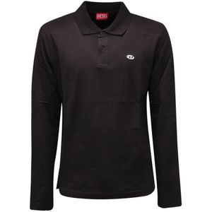 Diesel, Heren, Tops, Zwart, Maat: S Katoen,