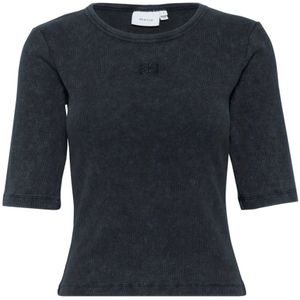 Gestuz, Dames, Truien, Grijs, Maat: S Katoen,