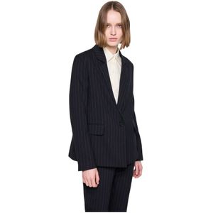 Silvian Heach, Dames, Jassen, Blauw, Maat: 2XS Poliester,