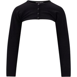 Dolce & Gabbana, Dames, Truien, Zwart, Maat: S Viscose,