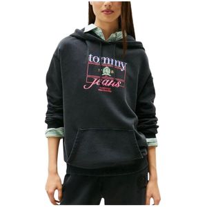 Tommy Hilfiger - Crest Flag - Hoodie - Zwart