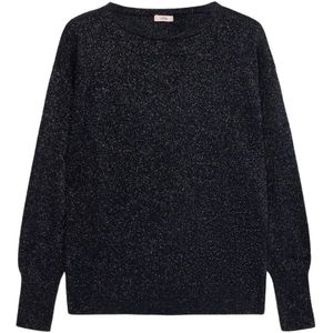 Oltre, Dames, Truien, Blauw, Maat: S Kasjmier,