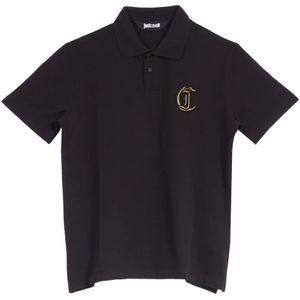 Just Cavalli, Heren, Tops, Zwart, Maat: S Katoen,