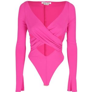 Alessandro Vigilante, Dames, Tops, Roze, Maat: S Poliester,