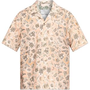 Paul Smith, Heren, Overhemden, Oranje, Maat: M Katoen,
