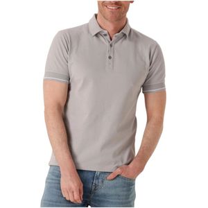 Genti, Heren, Tops, Grijs, Maat: M Katoen,