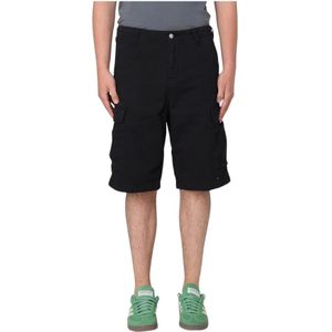 Carhartt Wip, Heren, Korte broeken, Zwart, Maat: W29 Katoen,