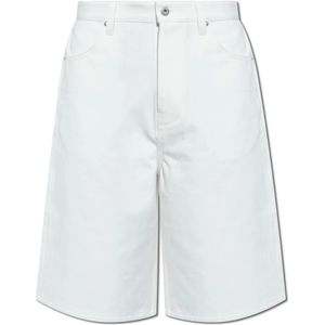 Jil Sander, Heren, Korte broeken, Wit, Maat: W29 Katoen,