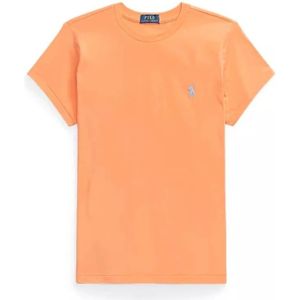 Polo Ralph Lauren - T-shirt - Oranje - Katoen - Korte Mouwen