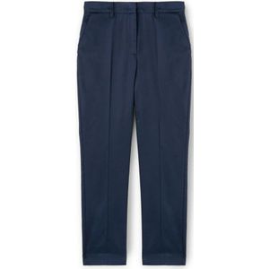 Motivi, Dames, Broeken, Blauw, Maat: 2XS Katoen,