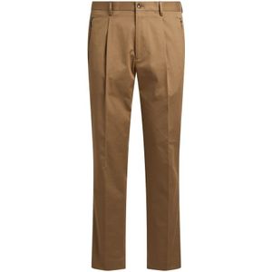 Etro, Heren, Broeken, Beige, Maat: L Katoen,