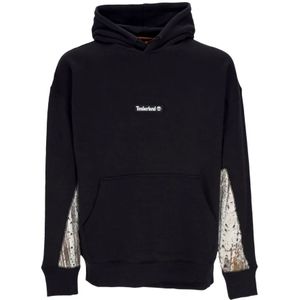 Timberland, Heren, Sweatshirts & Hoodies, Zwart, Maat: S Katoen,