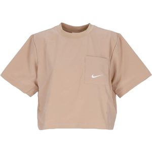 Nike, Dames, Tops, Roze, Maat: L Poliester,