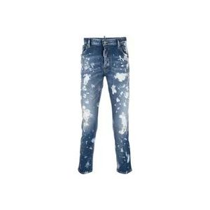 Dsquared2 Slim-fit Jeans , Blue , Heren , Maat: S