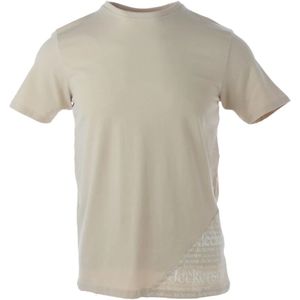 Jeckerson - JK-MODA - T-shirt - Beige - Slim Fit - Korte Mouwen