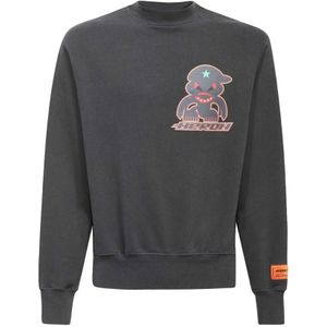 Heron Preston, Heren, Sweatshirts & Hoodies, Grijs, Maat: M Katoen,