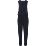 Vera Mont - Jumpsuit - Blauw - Polyester - Mouwloos met Wijde Pijpen