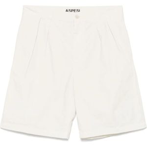Aspesi, Heren, Korte broeken, Wit, Maat: S