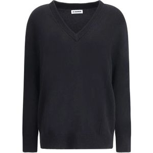 Jil Sander - Wollen Trui - Zwart - Dames