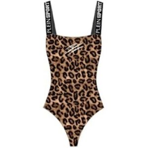 Philipp Plein, Dames, Badkleding, Bruin, Maat: S
