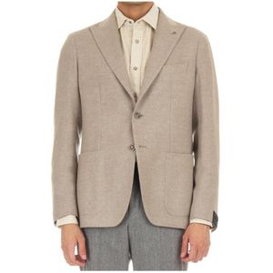 Tagliatore, Heren, Jassen, Grijs, Maat: M Wol,