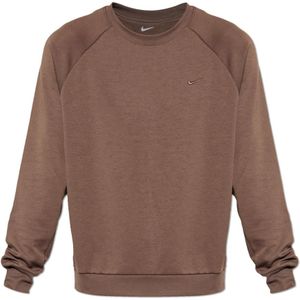 Nike, Heren, Sweatshirts & Hoodies, Bruin, Maat: M Katoen,