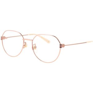 Gucci - Optical Frame - Geel - Dames - Volledig Metalen Constructie - Pantos Vorm