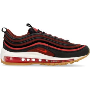 Nike Air Max 97 Lage Sneaker Zwart/Rood/Wit , Red , Heren , Maat: 40 EU