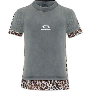 Balenciaga, unisex, Tops, Grijs, Maat: 2XS Katoen,