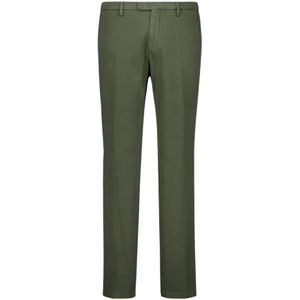 Boglioli, Heren, Broeken, Groen, Maat: 3XL Katoen,