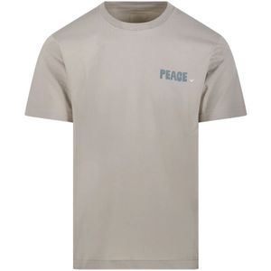 Emporio Armani, Heren, Tops, Grijs, Maat: L Katoen,