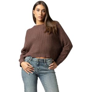 Kocca, Dames, Truien, Bruin, Maat: XL Katoen,