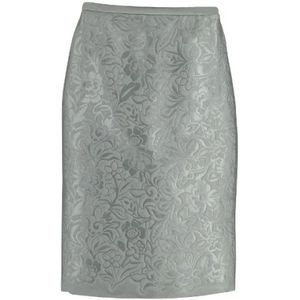 Burberry Polyester Broeken-Shorts-Rokken, Bloemmotief Geplooide Rok , Green , Dames , Maat: L