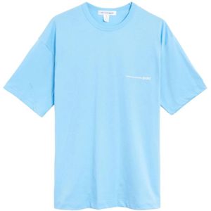 Comme des Garçons, Heren, Tops, Blauw, Maat: XL Katoen,