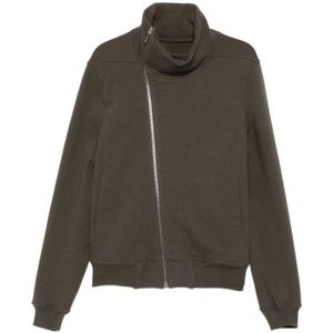 Rick Owens, Heren, Sweatshirts & Hoodies, Groen, Maat: XL Katoen,