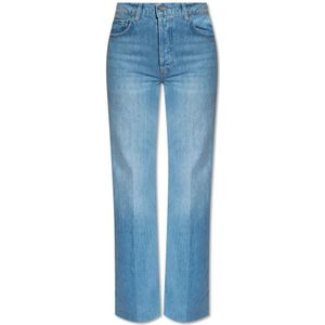 Anine Bing - Relaxed High-Rise Hugh Jeans - Blauw - Dames
