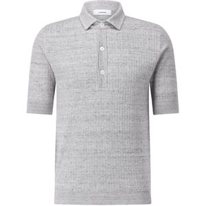 Lardini, Heren, Tops, Grijs, Maat: XL Linnen,