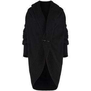 Alberta Ferretti, Dames, Truien, Zwart, Maat: S Wol,